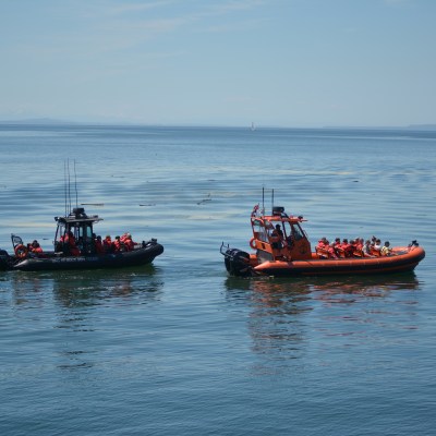 a beautiful day for a boat ride